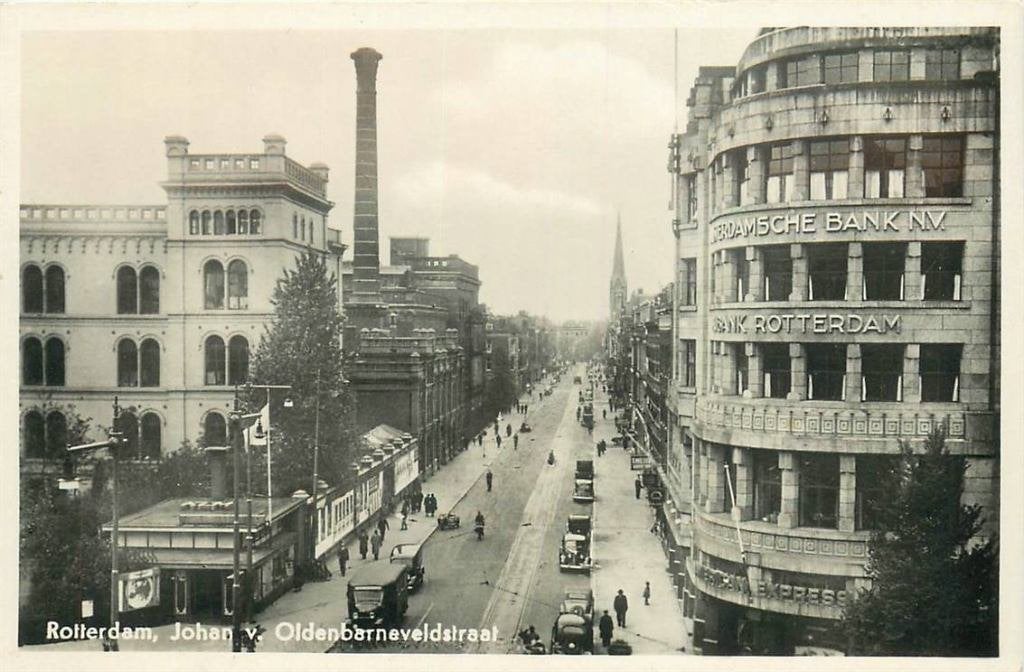 388-201-037 Rotterdam Johan v Oldenbarneveldstraat, Verzenden, Voor 1920, Zuid-Holland