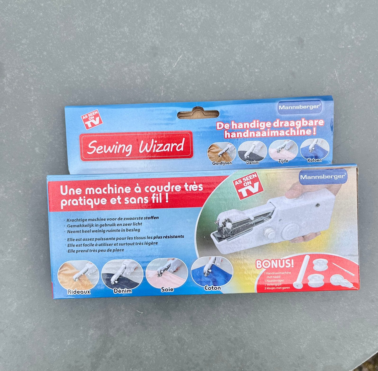 Hand naaimachine, Hobby en Vrije tijd, Naaimachines en Toebehoren, Ophalen of Verzenden, Zo goed als nieuw, Naaimachine, Overige merken