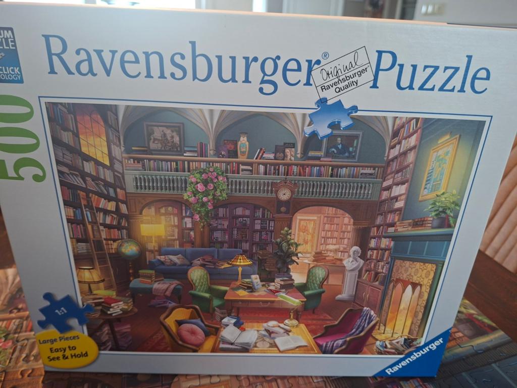 Ravensburger Droombibliotheek Puzzel 500 Stukjes, Ophalen, 500 t/m 1500 stukjes, Zo goed als nieuw, Legpuzzel