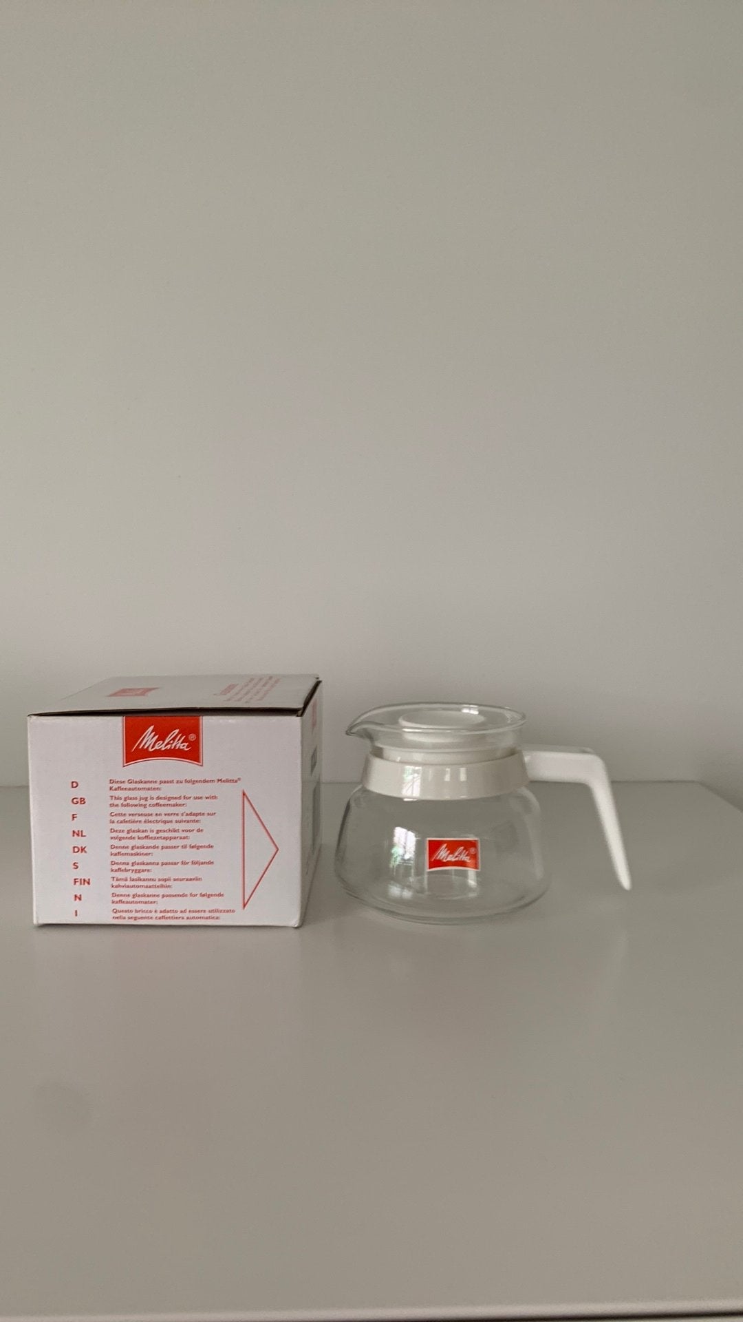 Melitta glazen (reserve) koffiekan voor de Aromaboy 2, Overige modellen, Nieuw, Gemalen koffie, Ophalen of Verzenden