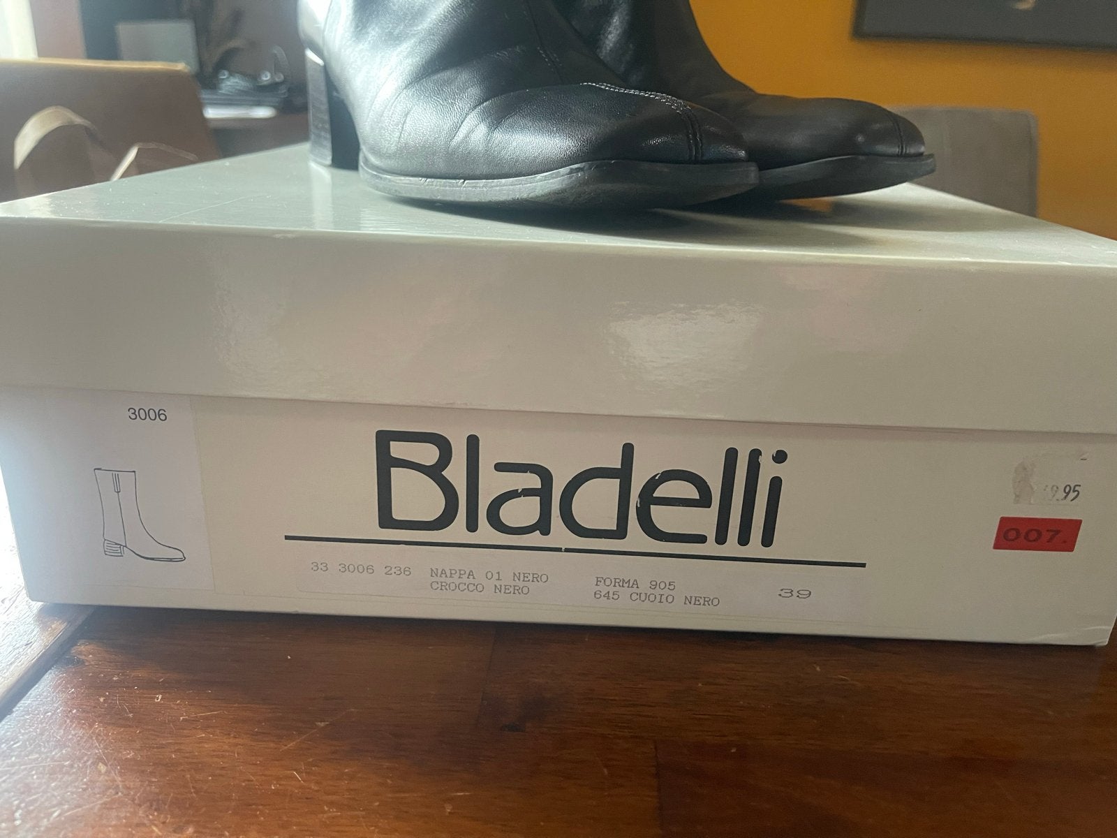 Bladelli halfhoge laarzen - Maat 39, Zwart, Lage of Enkellaarzen, Ophalen of Verzenden, Zo goed als nieuw