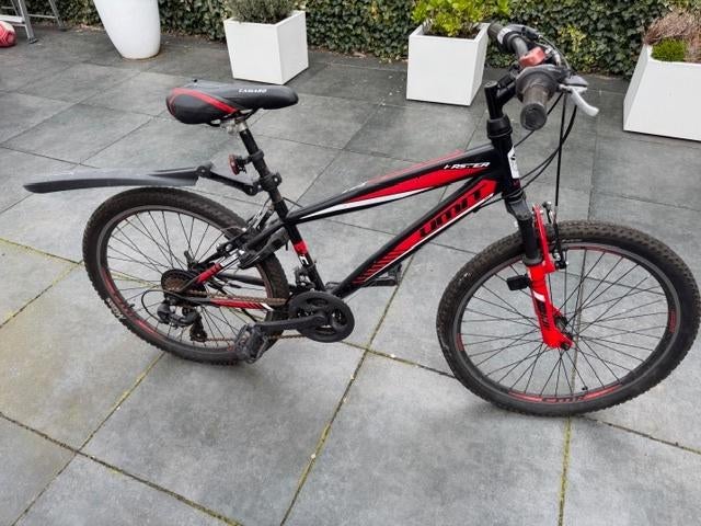 Altec Umit Faster Mountainbike 24 inch 21v Zwart Rood, Minder dan 45 cm, Ophalen, Gebruikt, Overige merken