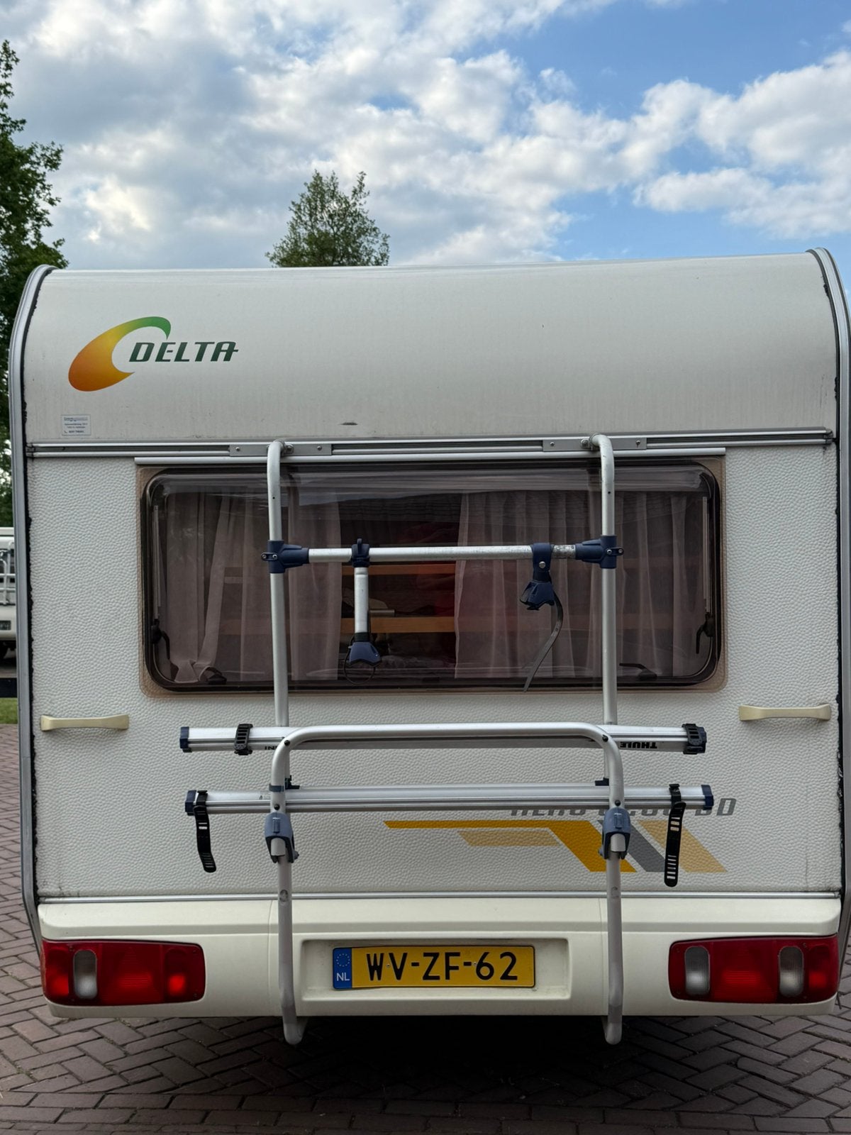 Delta caravan, Caravans en Kamperen, Koelkast, Treinzit, 750 - 1000 kg, Particulier