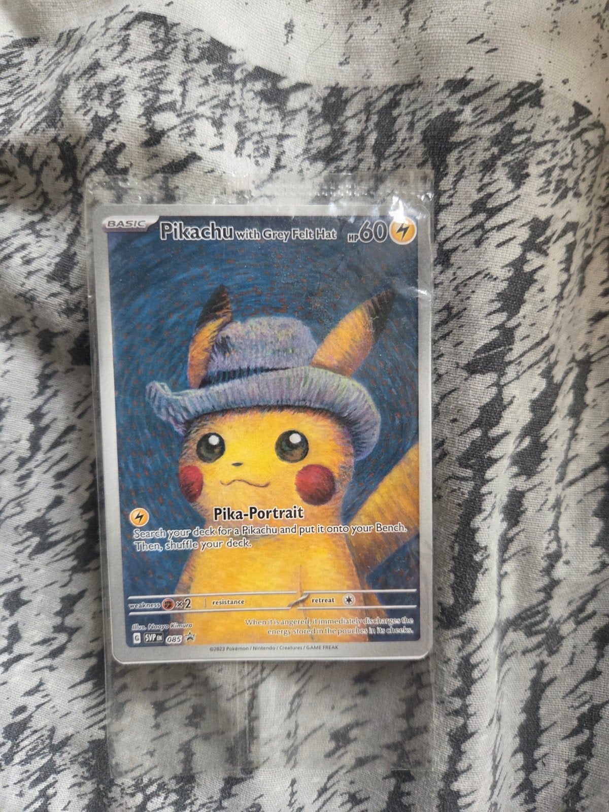 pikachu van gogh kaart, Ophalen, Nieuw