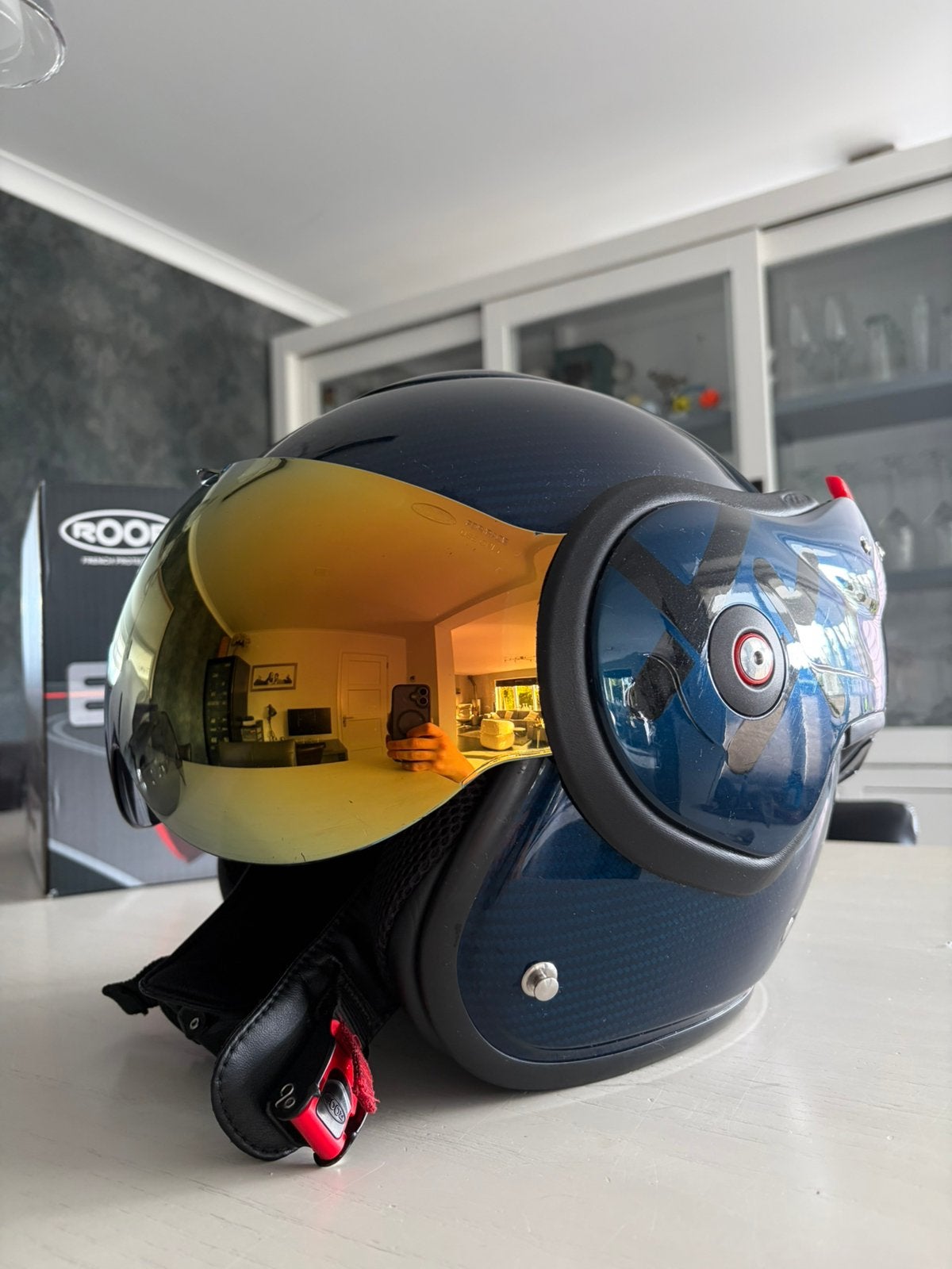 Roof Boxxer carbon blue maat M, Ophalen of Verzenden, Zo goed als nieuw