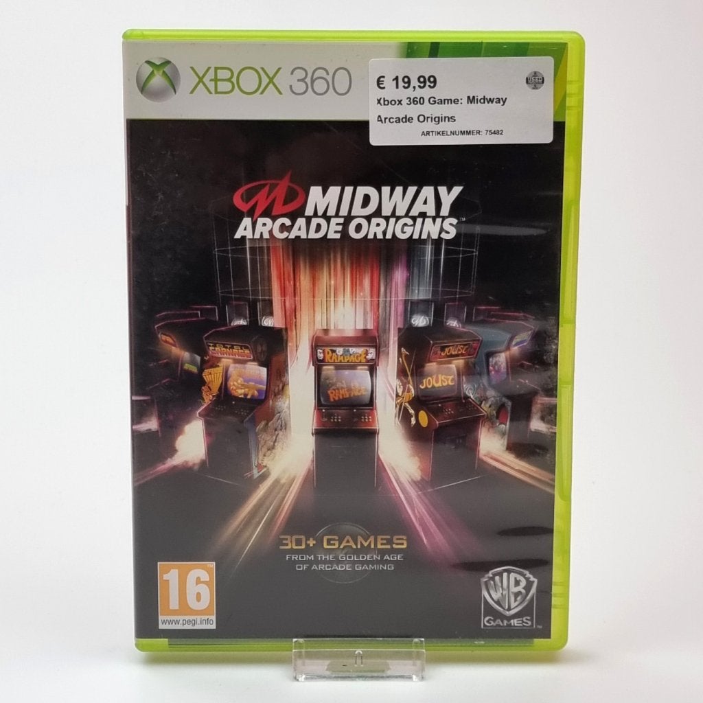 Xbox 360 Game: Midway Arcade Origins, Microsoft, Zo goed als nieuw, Support@microsoft.com, Microsoft Corporation
One Microsoft Way
Redmond, WA 98052-6399
USA