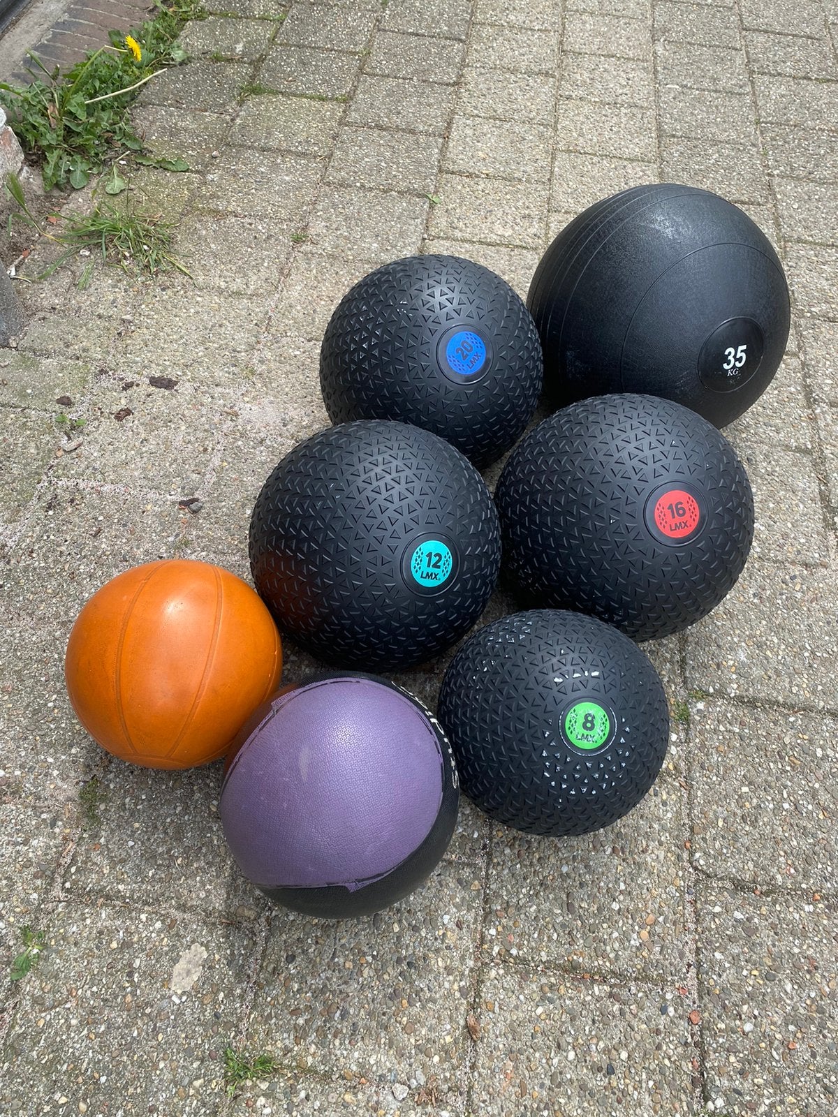 Diverse medicijnballen van LMX en Lifemaxx, Ophalen, Zo goed als nieuw