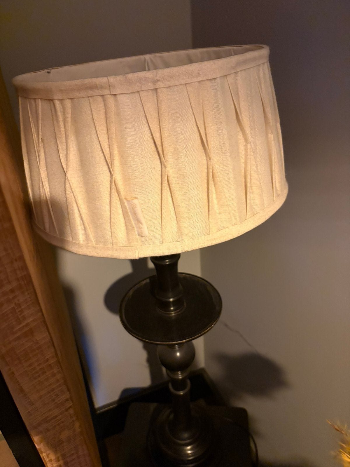Grote en kleine lamp Riviera Maison, Huis en Inrichting, Lampen | Vloerlampen, Ophalen, Gebruikt, Riviera maison, Minder dan 100 cm