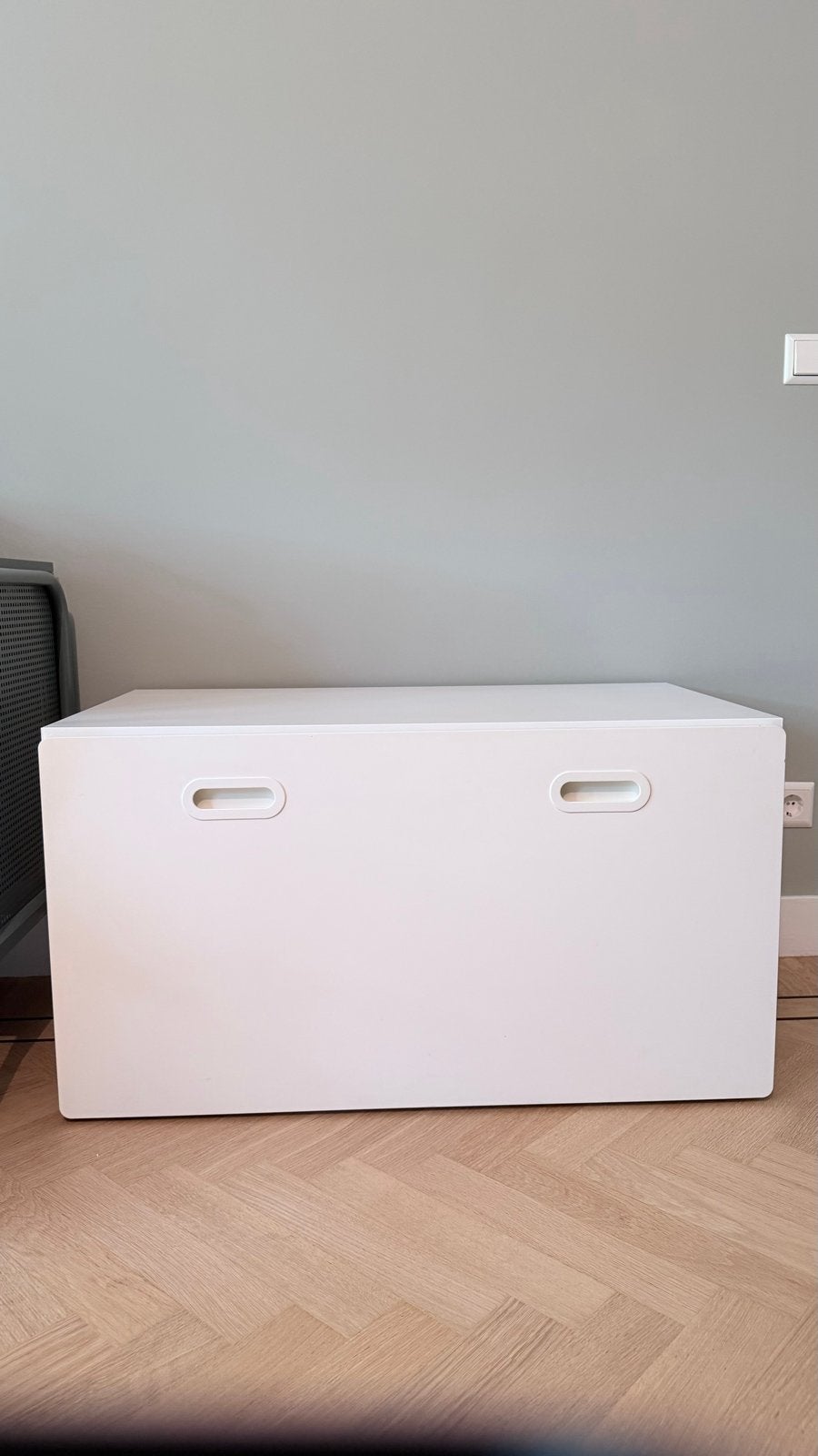 2 X witte opbergkist met lade van Ikea, Huis en Inrichting, Woonaccessoires | Kisten, Ophalen, Overige materialen, 100 tot 150 cm