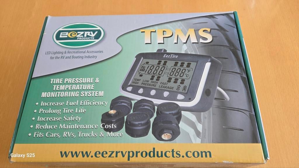 EezTire TPMS Bandenspanningscontrolesysteem, Auto diversen, Auto-accessoires, Nieuw, Ophalen
