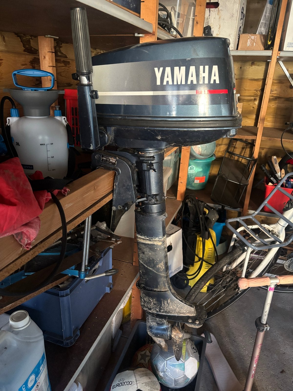 Yamaha 4 pk 2 takt Buitenboordmotor - Langstaart, Watersport en Boten, Buiten- en Binnenboordmotoren, Ophalen, Gebruikt, Minder dan 5 pk