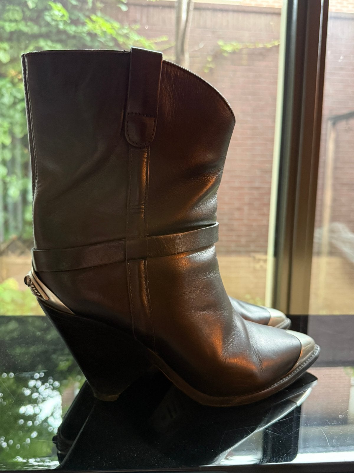 Isabel Marant Lamsy boots mt41, Ophalen of Verzenden, Zwart, Schoenen met hoge hakken