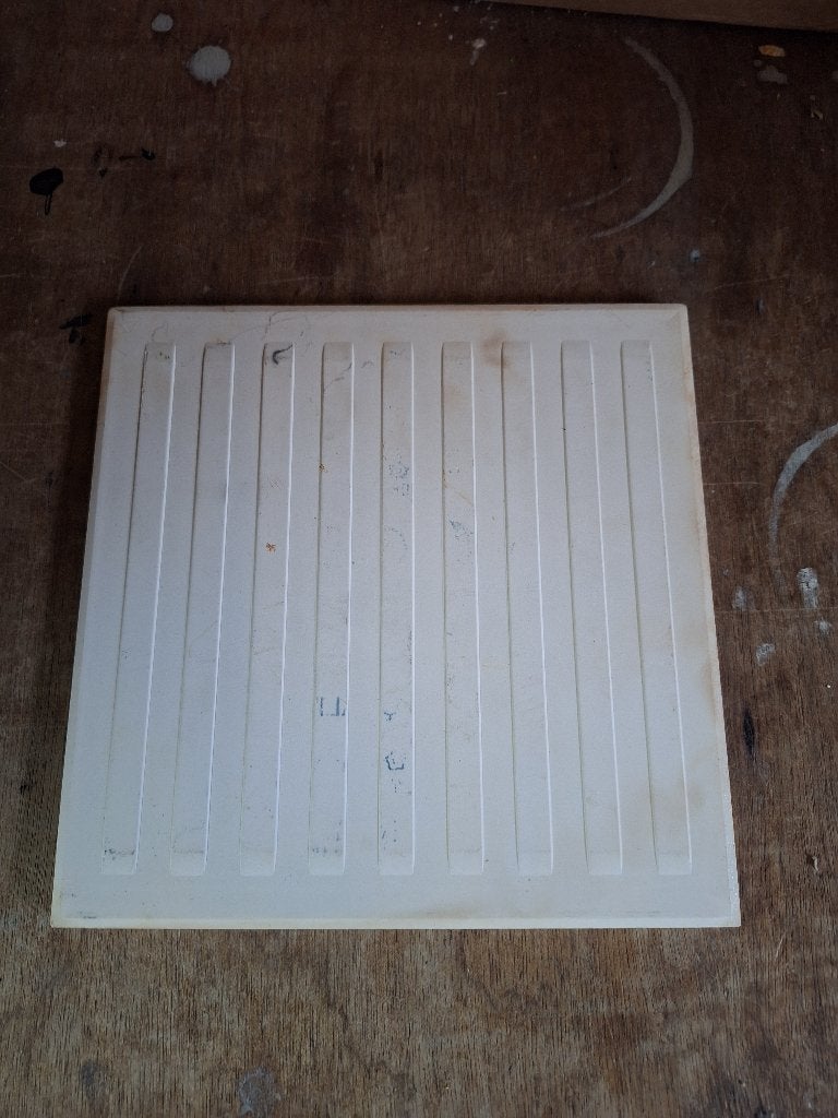 Vintage porceleinen tegel kalender 1980 Croky Chips!, Ophalen of Verzenden, Zo goed als nieuw, Gebruiksvoorwerp