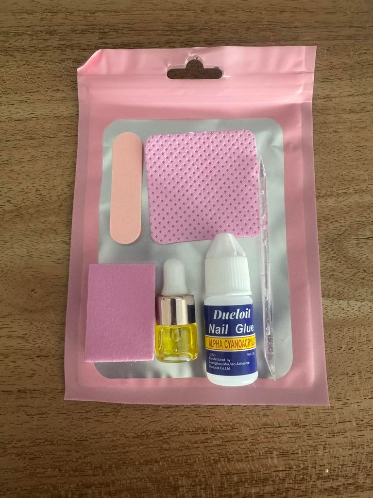 Nagel verzorging set, Verzenden, Wit, Zo goed als nieuw, Handen en Nagels