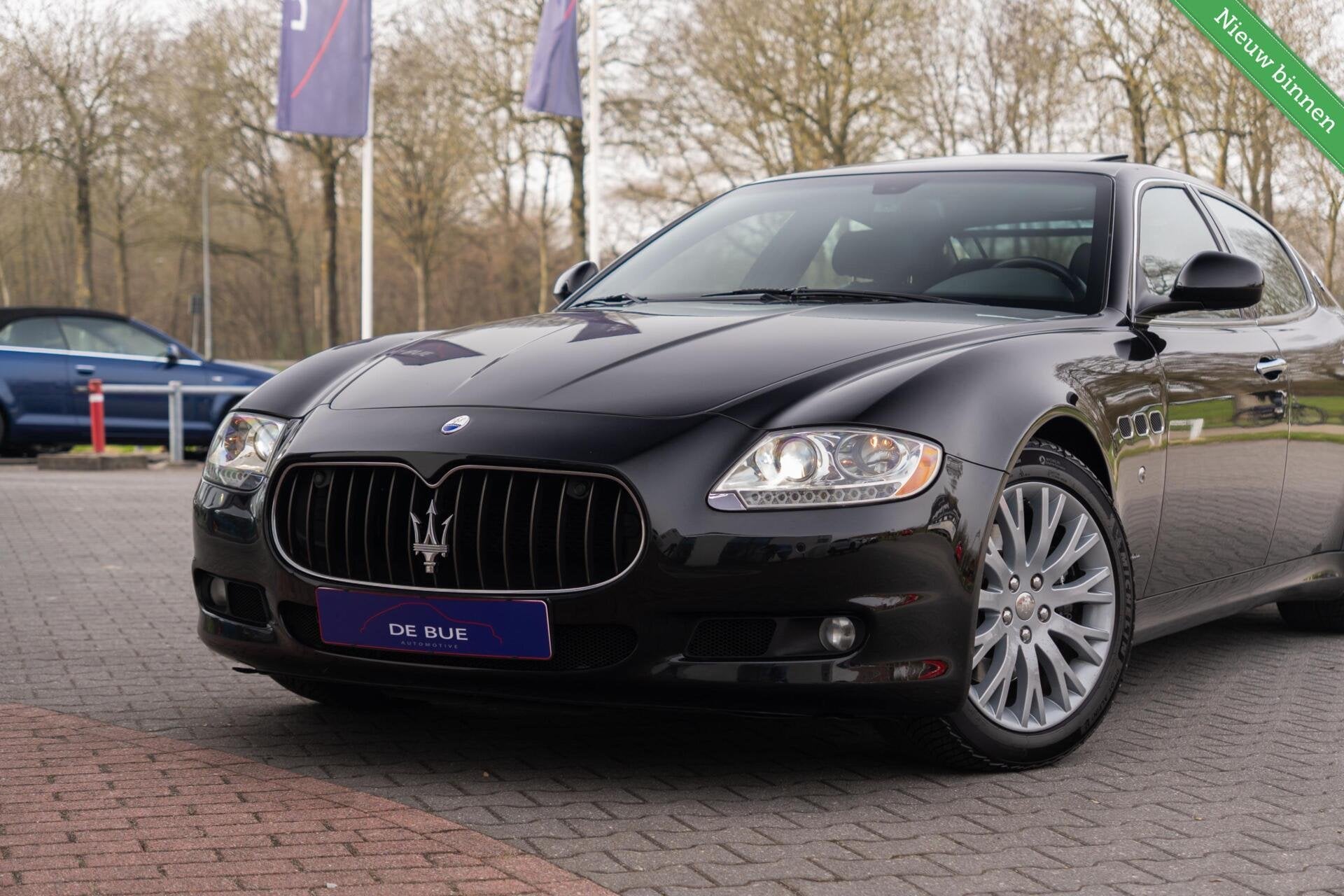 Maserati Quattroporte 4.2 V8 Executive GT|ZF-Aut.6|Youngtime, Auto's, Maserati, Automaat, Bi-Xenon koplampen, Gebruikt, Zwart