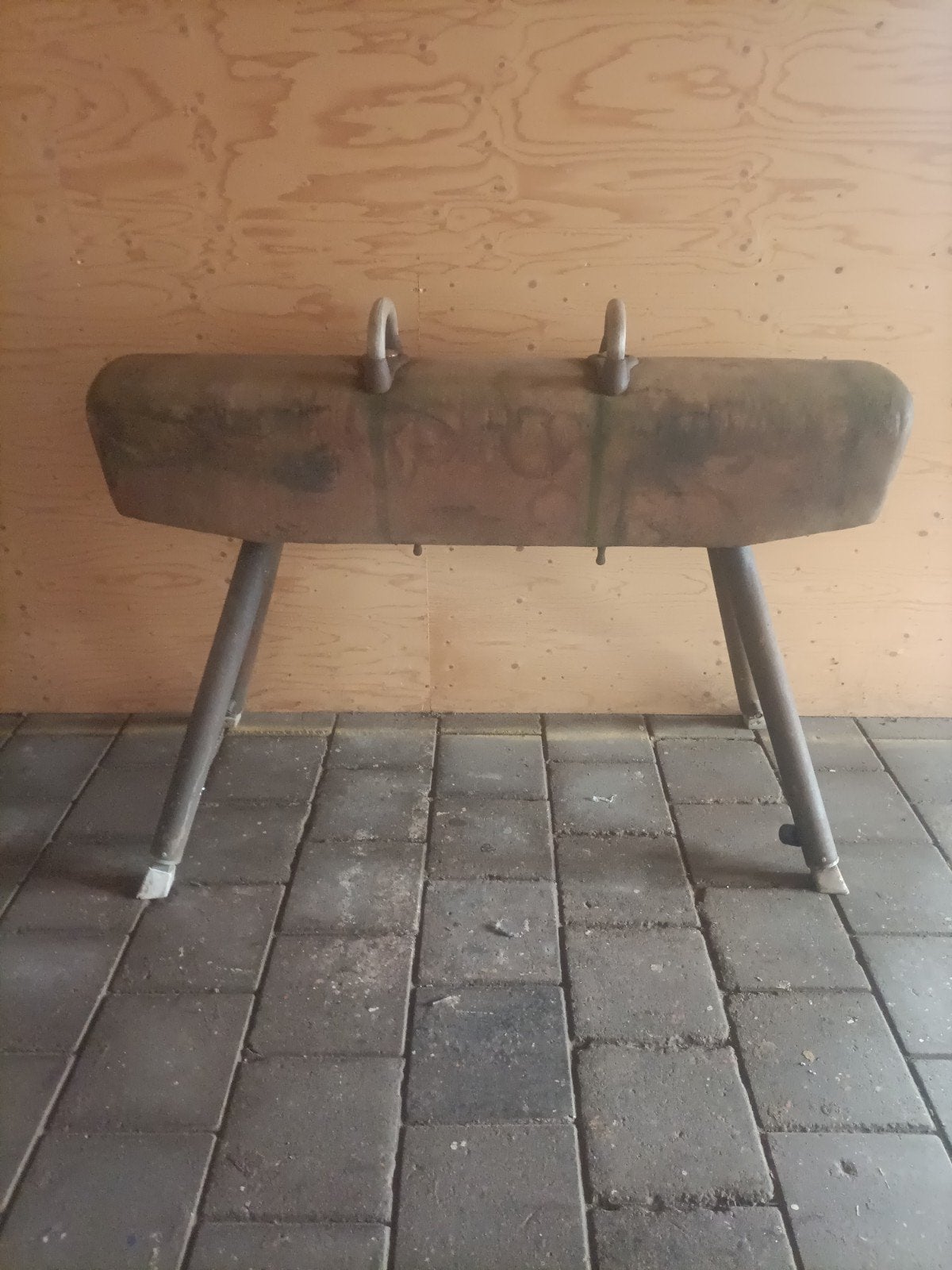 Vintage Turnpaard met Handvatten - Decoratief of Functioneel, Ophalen of Verzenden, Gebruikt