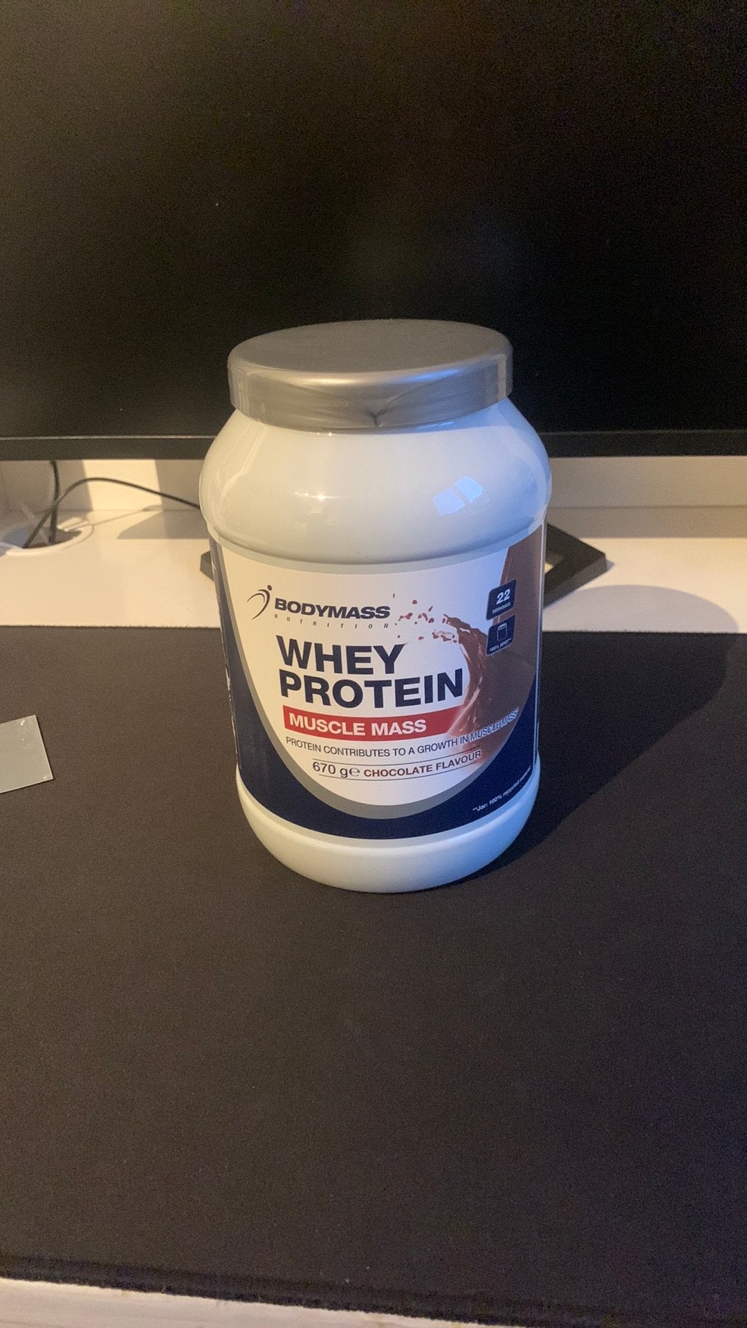 Whey protein Muscle mass 670 Gram, Ophalen of Verzenden, Nieuw, Poeder of Drank