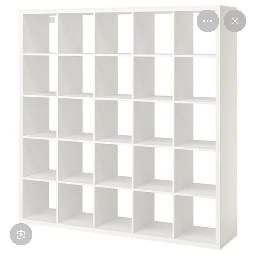 IKEA Kallax 5x5 wit, gedemonteerd, Ophalen, Gebruikt