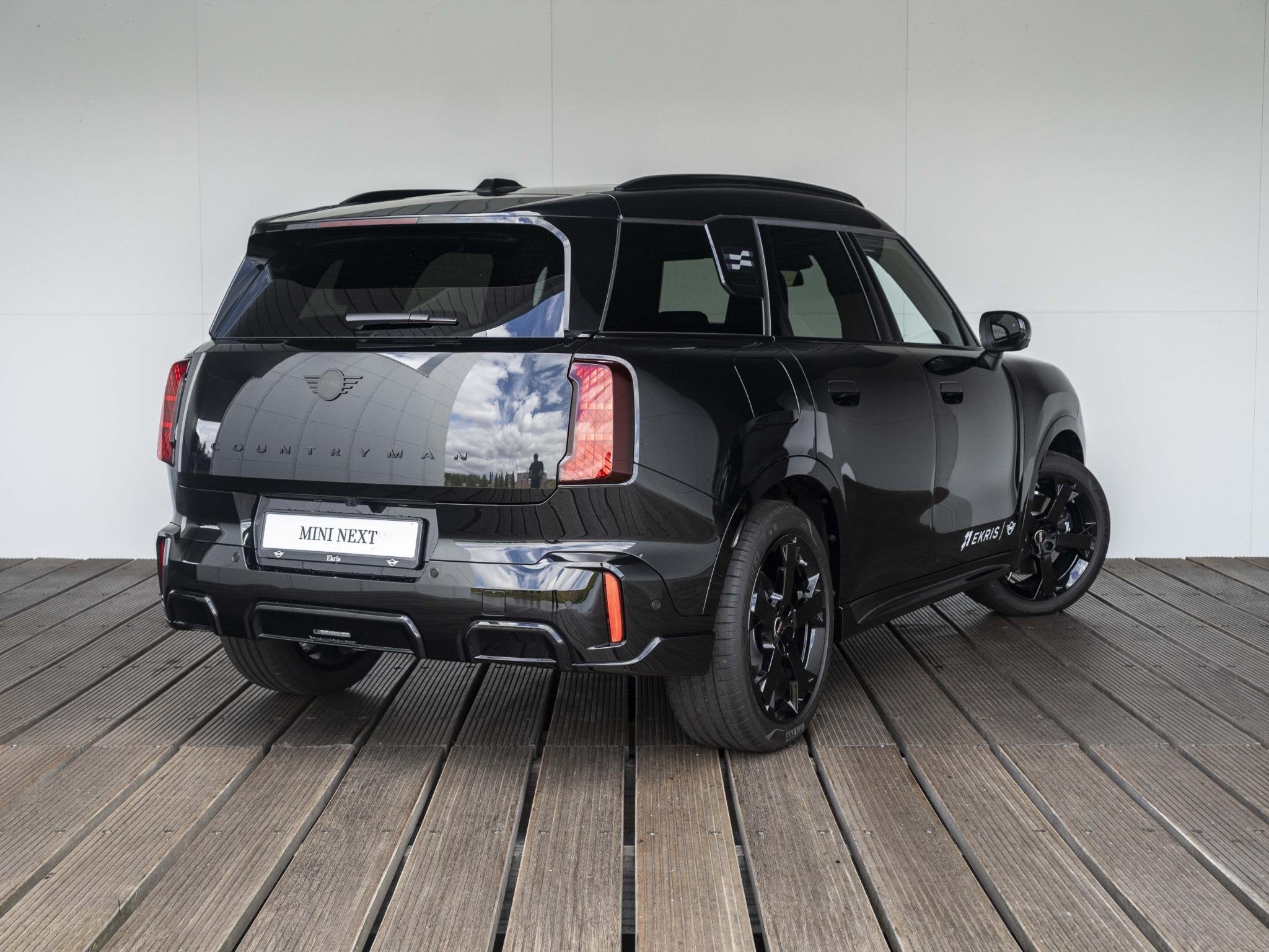 MINI Countryman C John Cooper Works L-pakket | 19" John Coop, Met garantie (alle), Leder en Stof, Zwart, Origineel Nederlands