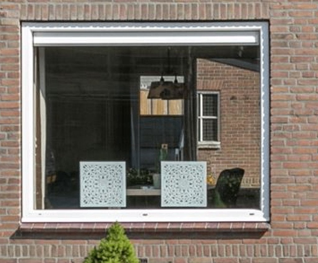 Groot kozijn dubbel glas, Doe-het-zelf en Verbouw, Kozijnen en Schuifpuien, Ophalen, Kunststof, Gebruikt, Raamkozijn