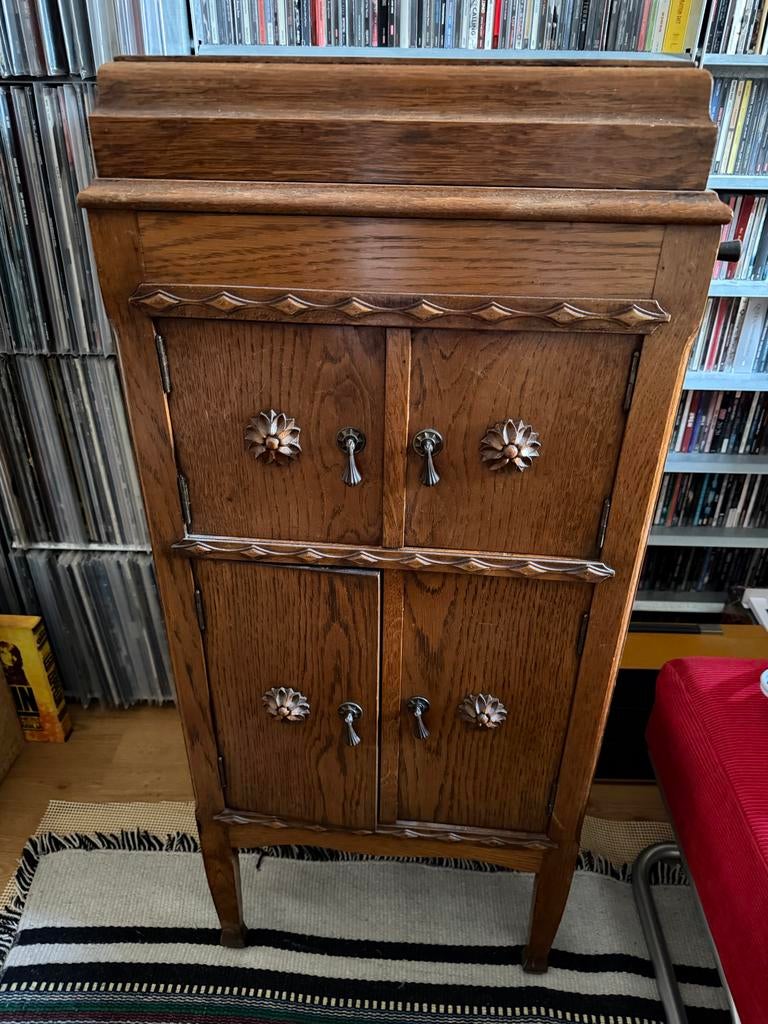 Antieke 78 toeren platenspeler uit de jaren '20/'30, Audio, Tv en Foto, Platenspelers, Ophalen, Gebruikt, Platenspeler, Overige merken