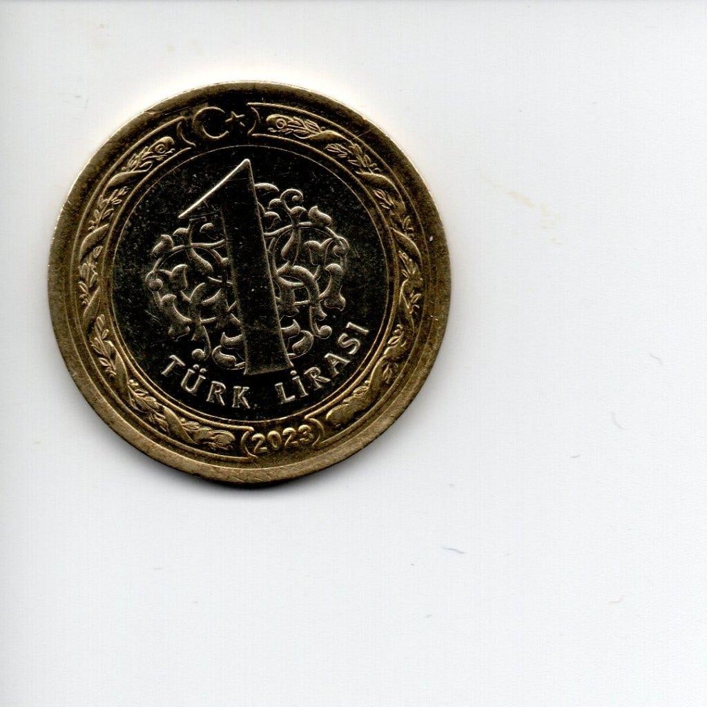 Turkije 1 lira 2023, Ophalen of Verzenden, Midden-Oosten