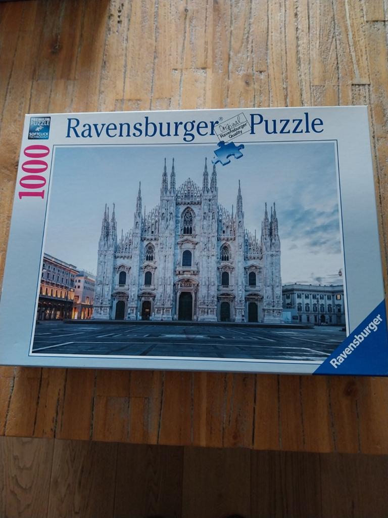 Puzzel. De dom van Milaan 1000 stukjes, Ophalen, 500 t/m 1500 stukjes, Zo goed als nieuw, Legpuzzel