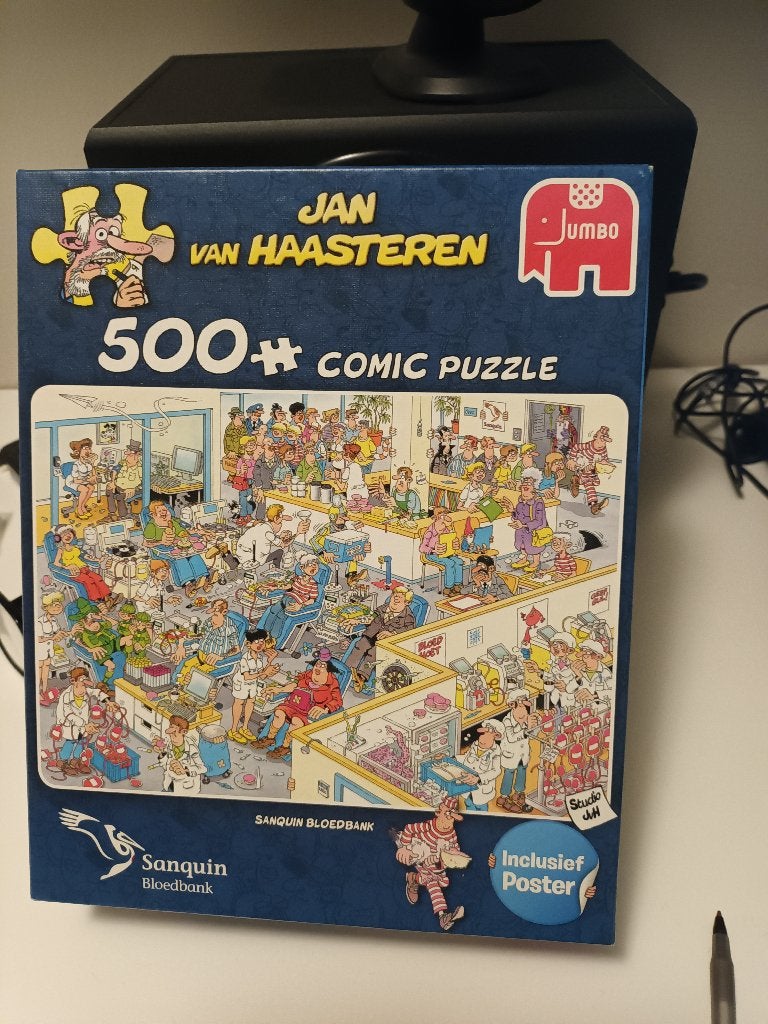 Jan van Haasteren puzzels, Ophalen, 500 t/m 1500 stukjes, Zo goed als nieuw