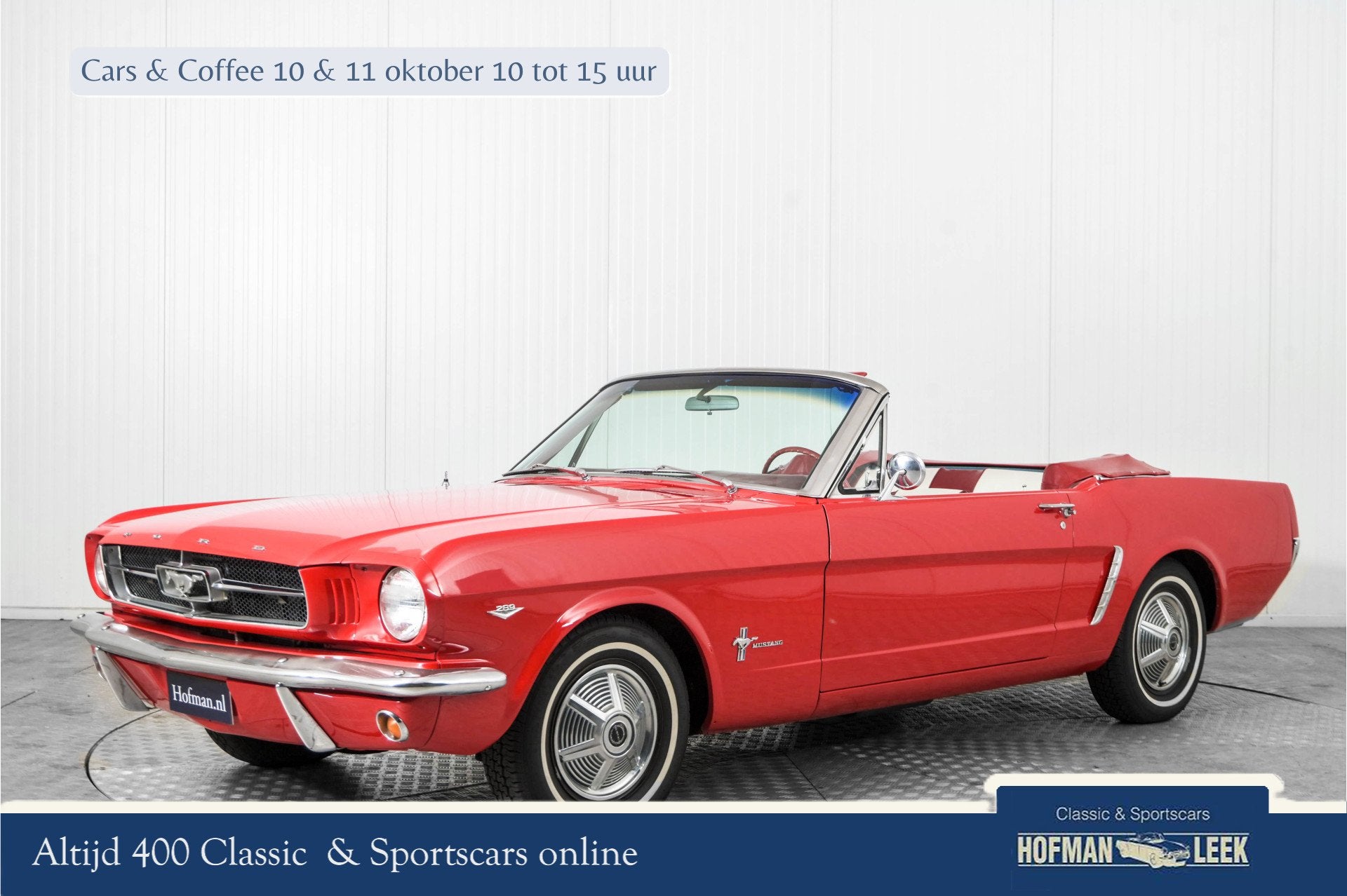 Ford Mustang 289 V8 automaat cabriolet (bj 1965), Auto's, Gebruikt, Cabriolet, Bedrijf, Mustang
