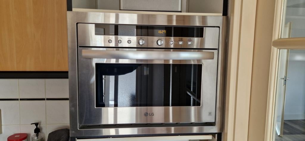 LG Combimagnetron 900W 38L Inbouw met frame, Ophalen