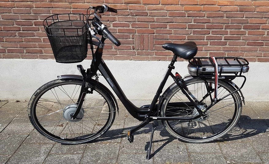 Elektrische Dames Sparta fiets F8e Ltd. 500W weinig KM, Ophalen, Zo goed als nieuw, Overige merken