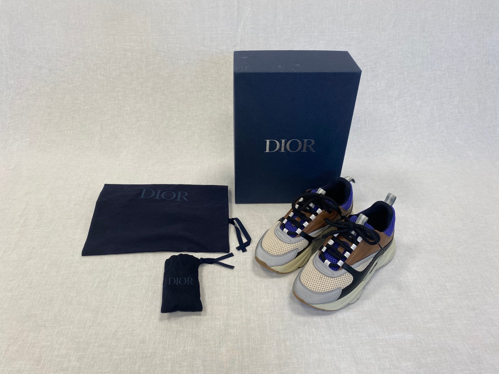 Dior B22 Brown/Black Size 41, Verzenden, ., Zwart, .