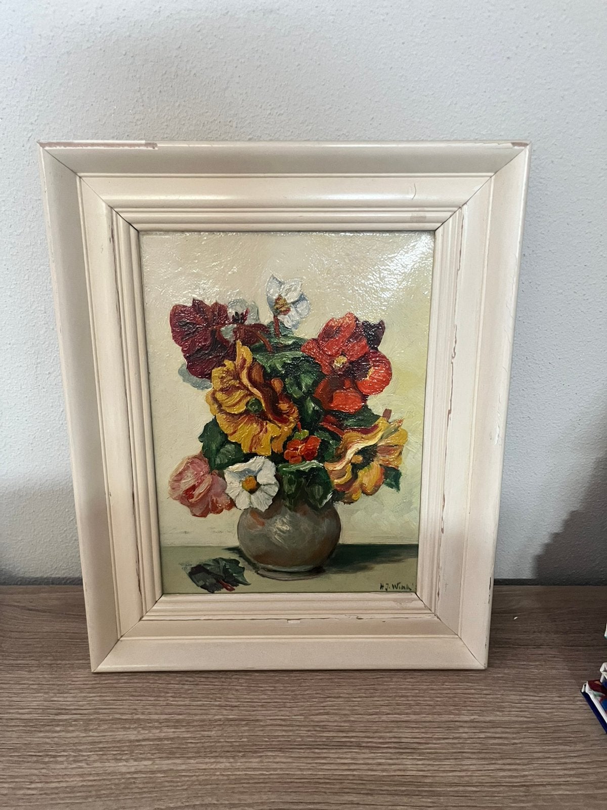 Schilderij van H.J. Wink, Antiek en Kunst, Ophalen