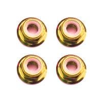 FASTRAX M3 GOLD FLANGED LOCKNUTS 4PCS FTM3GF, Ophalen of Verzenden, Nieuw, Overige schalen, Onderdeel