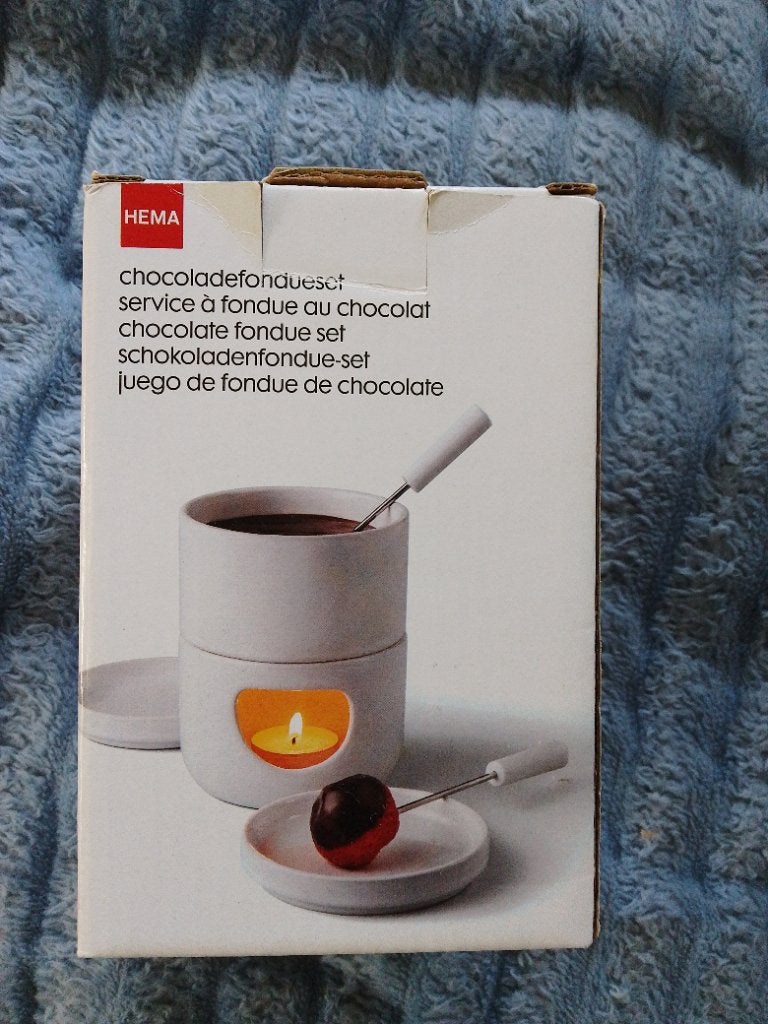 Chocolade fondue set hema, Ophalen, Zo goed als nieuw