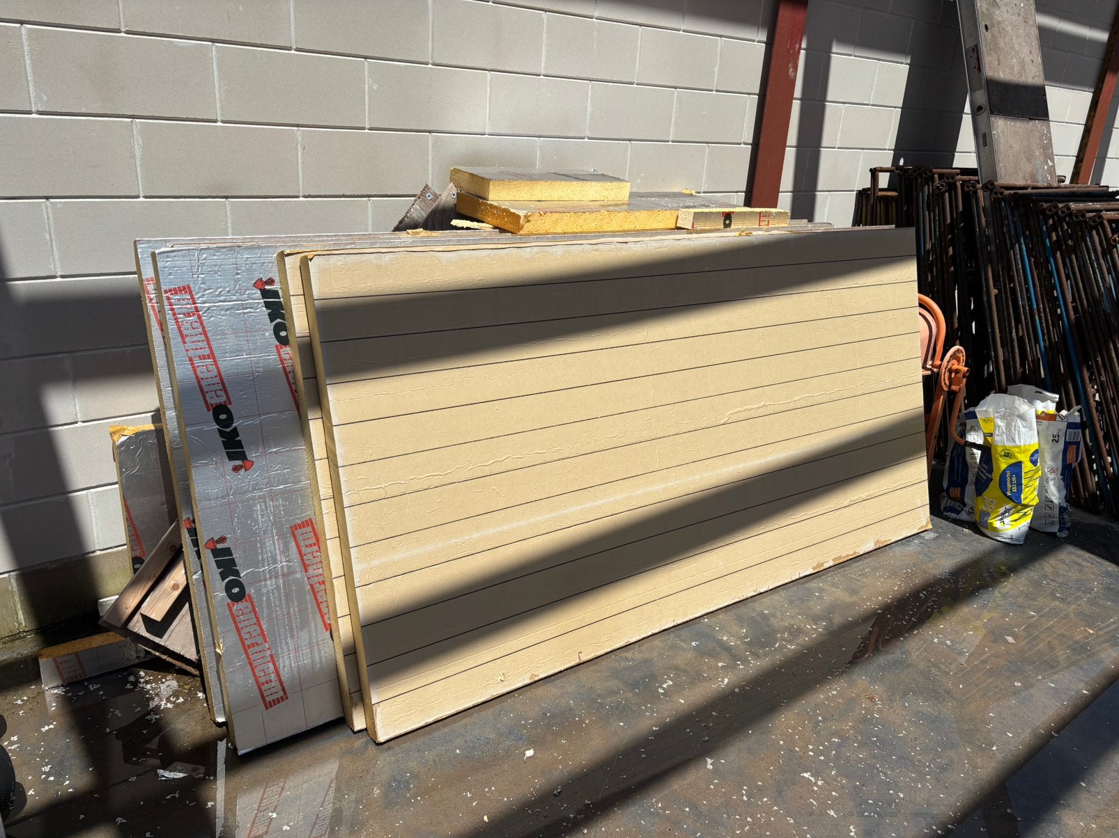 PIR isolatieplaten 2.4x1.2mtr, 6cm dik 5 stuks, Ophalen, 4 tot 8 cm, 10 tot 15 m², Nieuw