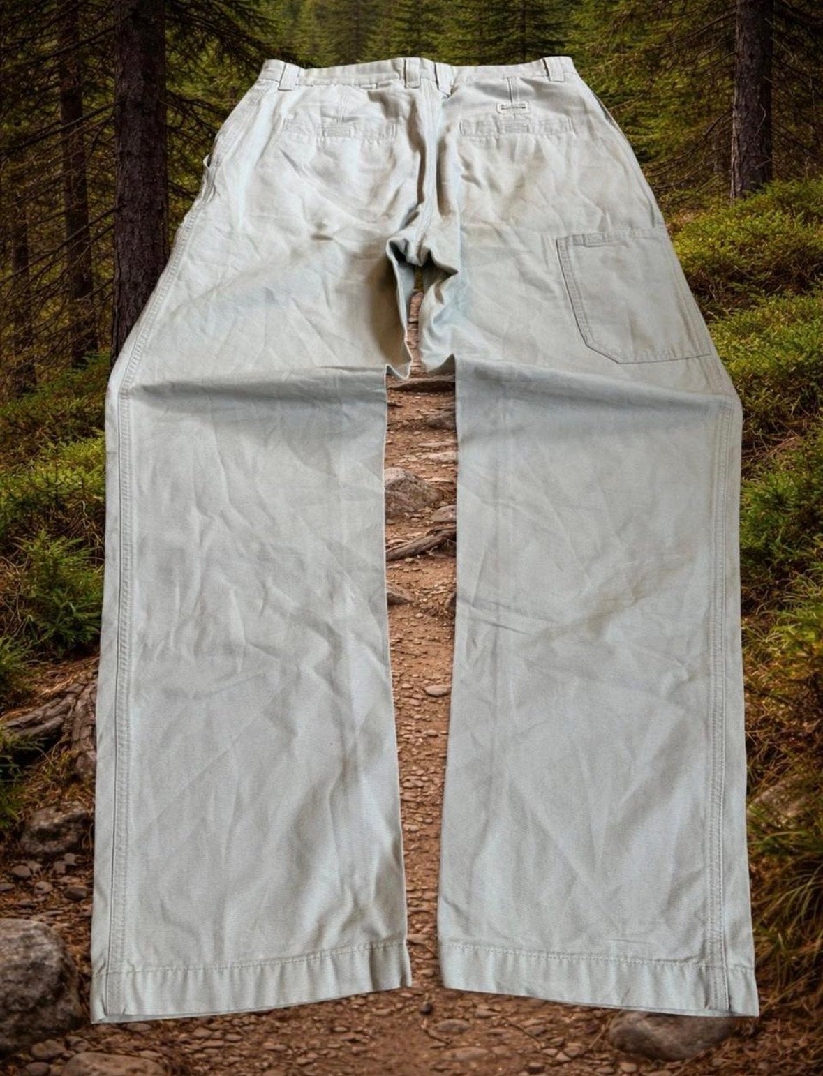 Columbia Utility Broek 31x33 Beige Relaxed Baggy Outdoor, Ophalen of Verzenden, Gedragen, Overige maten, Beige