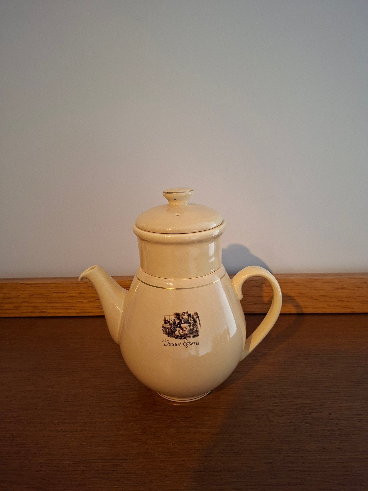 Vintage Douwe Egberts koffiepot met filter, Ophalen