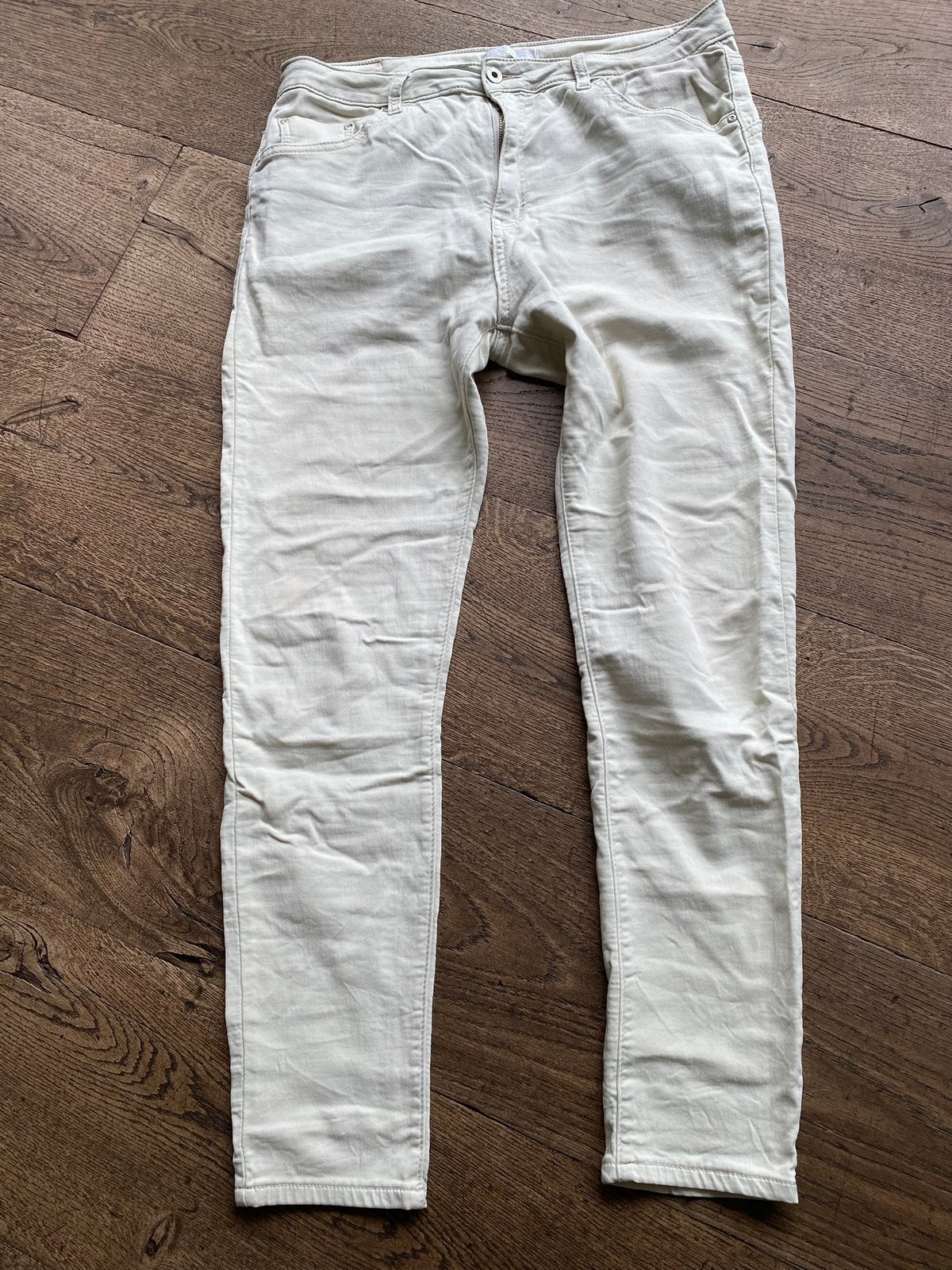 Broek, Place du Jour, maat 44, beige, Beige, Maat 42/44 (L), Ophalen of Verzenden, Zo goed als nieuw