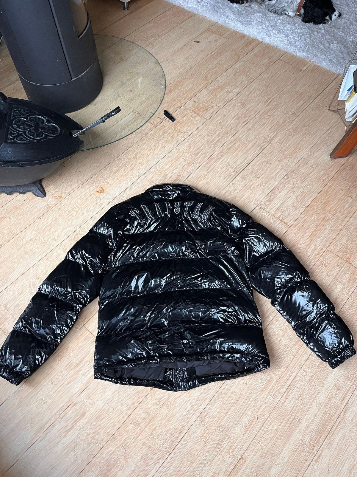 Trapstar Irongate Detachable Hood Puffer Jacket Zwart, Ophalen of Verzenden, Zo goed als nieuw, Maat 48/50 (M), Zwart