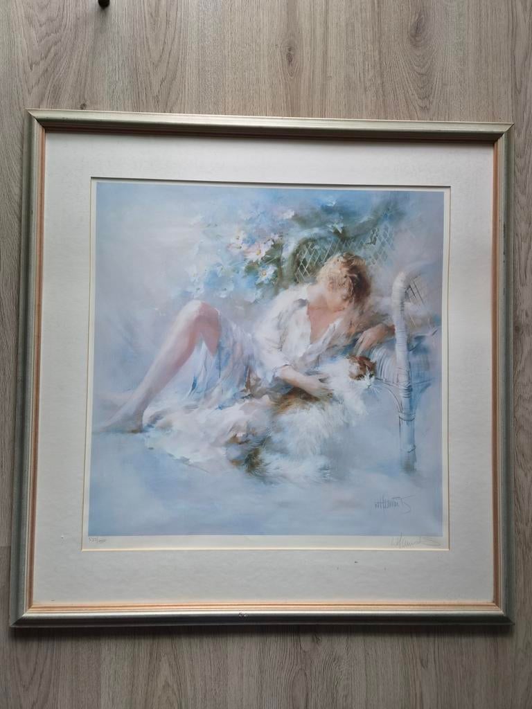 Gesigneerde en genummerde kunstprint van Willem haenraets, Antiek en Kunst, Ophalen of Verzenden