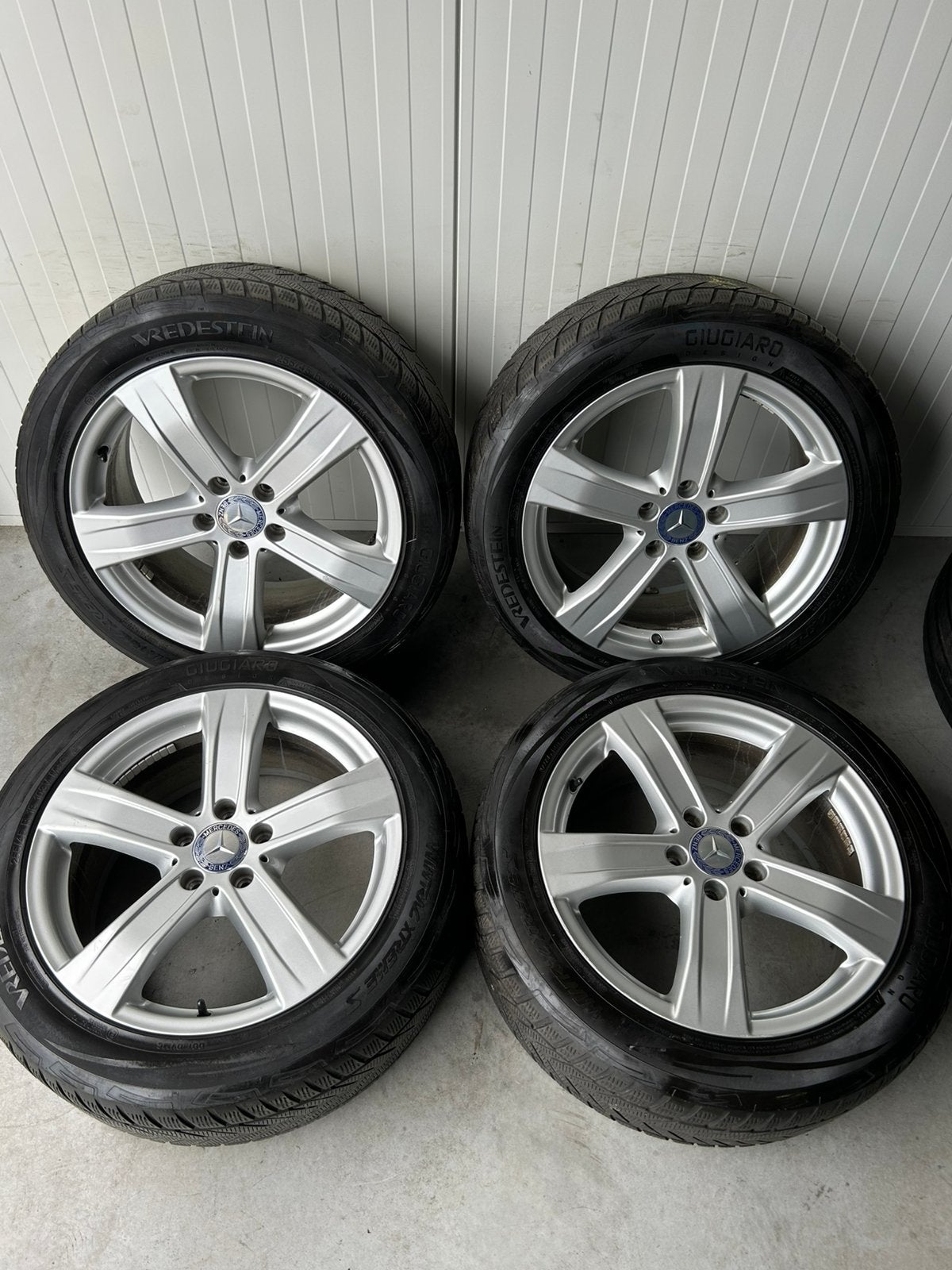 Originele Mercedes S Klasse W221 5x112 18 Inch Winter, 18 inch, 255 mm, Banden en Velgen, Personenwagen
