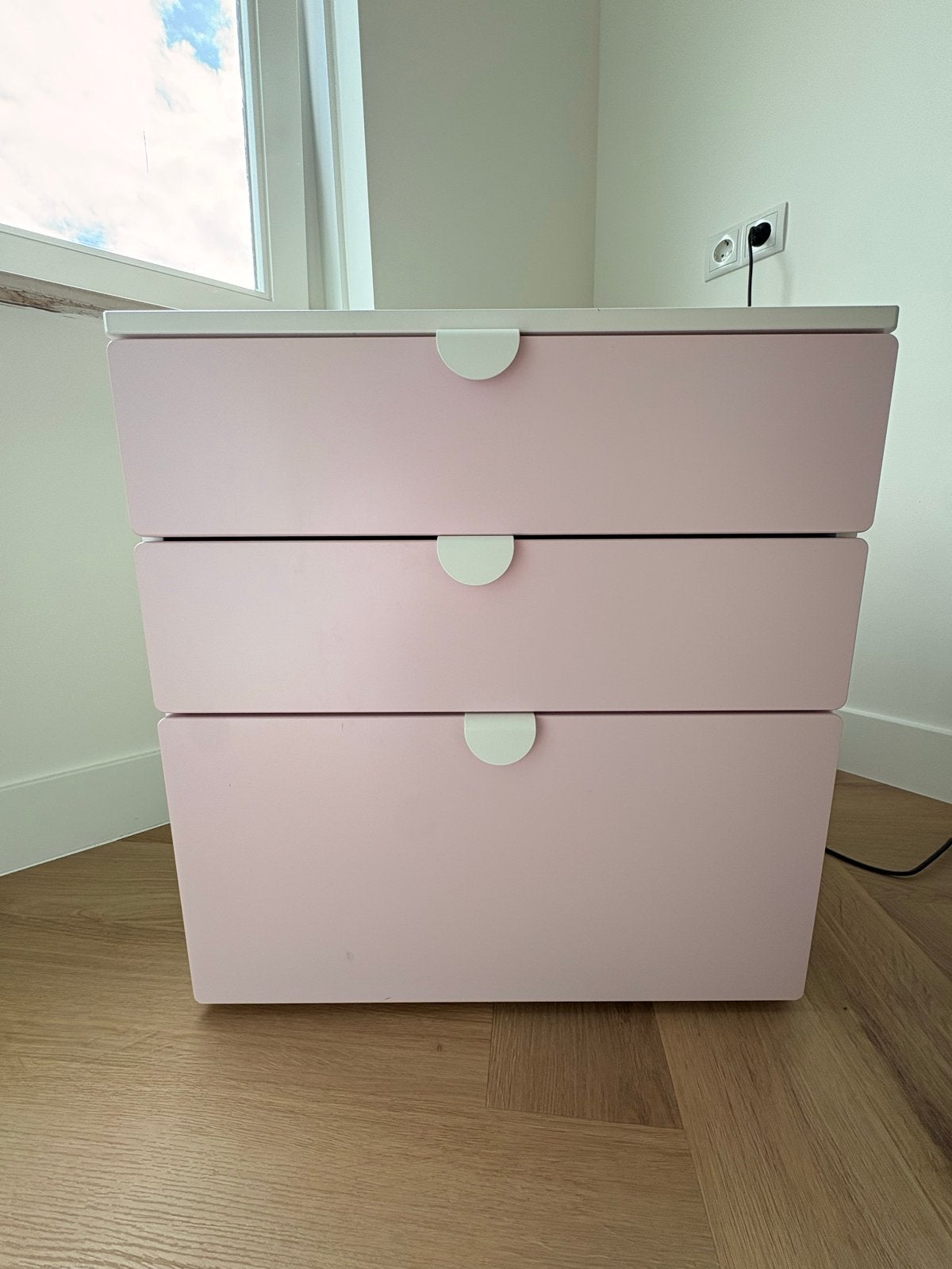 Ladekastje roze met 3 laden - ideaal voor kinderkamer, Huis en Inrichting, Ophalen, 50 tot 100 cm, 3 of 4 laden, Minder dan 100 cm