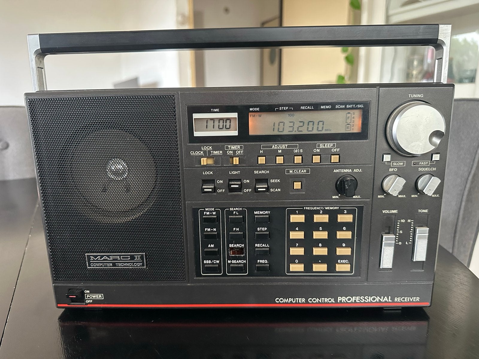 Marc II NR-108F - Computer Control Professional Receiver, Telecommunicatie, Ophalen of Verzenden, Gebruikt, Zender en Ontvanger