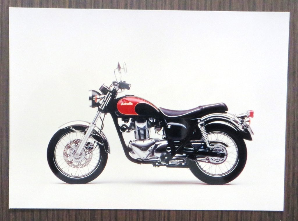 Persfoto Kawasaki BJ 250 Estrella - 1996 (verzending € 3,-), Motoren, Verzenden, Kawasaki