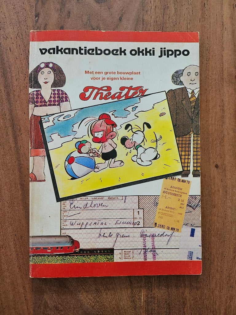 origineel vakantieboek okki jippo - 1980, Ophalen of Verzenden, Gelezen, Fictie algemeen