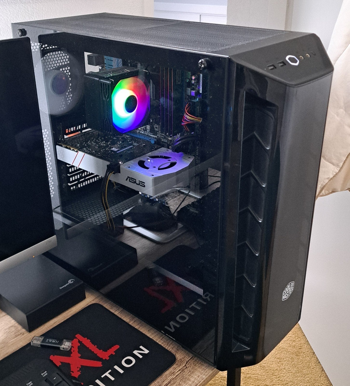 Gaming Pc: RTX 970, AMD FD8120, 16GB DDR3, AMD PHENOM II X6 1090T, Refurbished, Gaming, 448GB