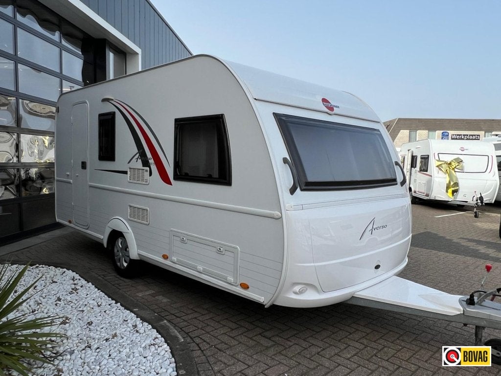 Bürstner Averso 430 TS Mover Voortent Fietsenrek va, Caravans en Kamperen, Caravans, Bedrijf, Treinzit, Schokbreker, Bürstner