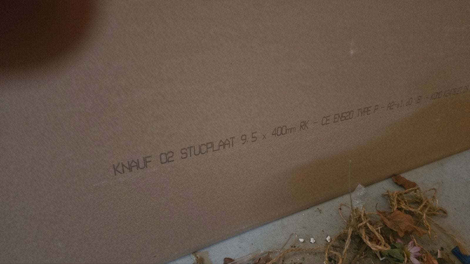 36 stuks Knauf Stucplaatjes 9.5x400mmxmm RK - Nieuw, Ophalen, Nieuw