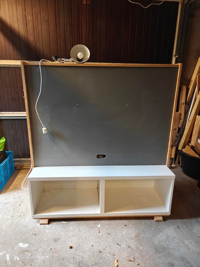 Roomdiver kast televisiemeubel, Ophalen, Gebruikt, 100 tot 150 cm, Minder dan 100 cm